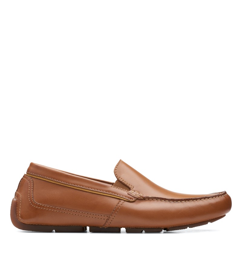 Clarks - Markman Plain Tan Leather