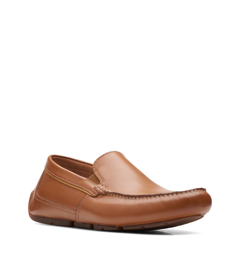 Clarks - Markman Plain Tan Leather