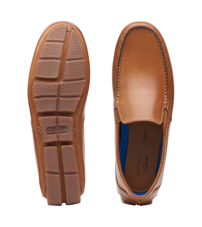 Clarks - Markman Plain Tan Leather