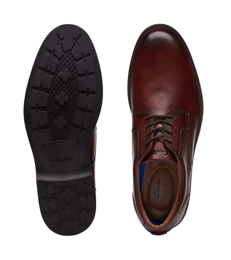 Clarks - Malwood Lace Brown Leather