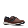 Clarks - ATL Sail Go Navy/Tan Leather