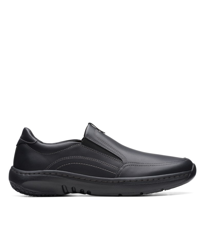 Clarks - ClarksPro Step Black Leather