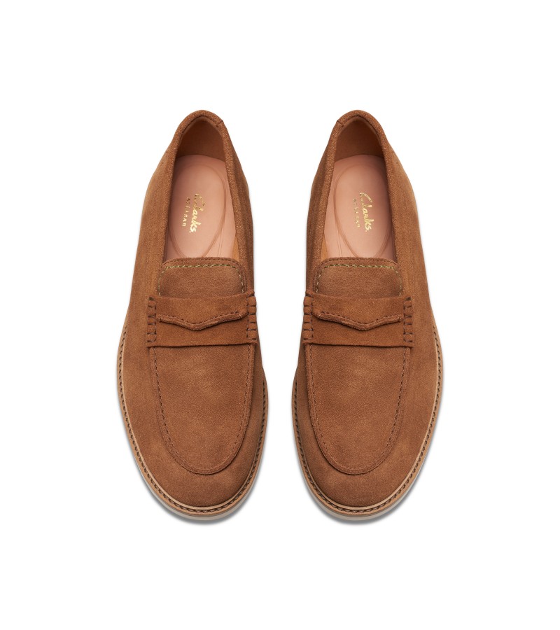 Clarks - AtticusLT Slip Cola Suede