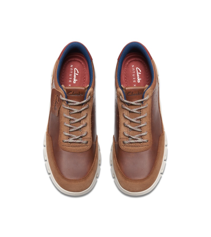 Clarks - Nature X One Dark Tan Leather