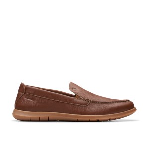 Clarks - Flexway Step Light Brown Leather