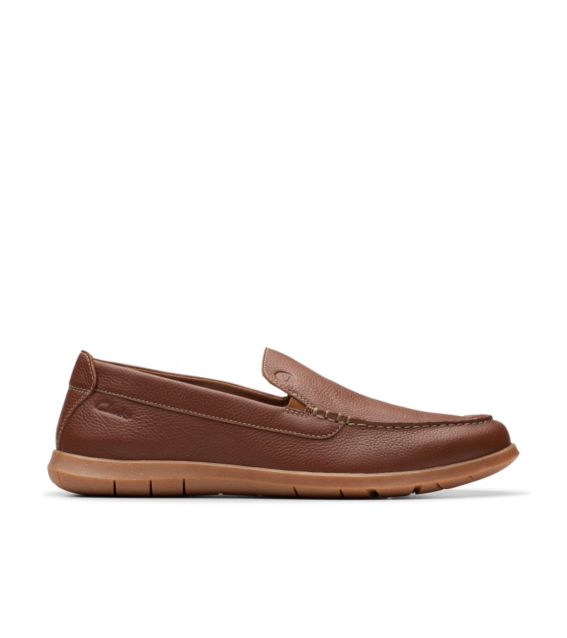 Clarks - Flexway Step Light Brown Leather