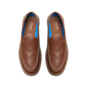 Clarks - Flexway Step Light Brown Leather