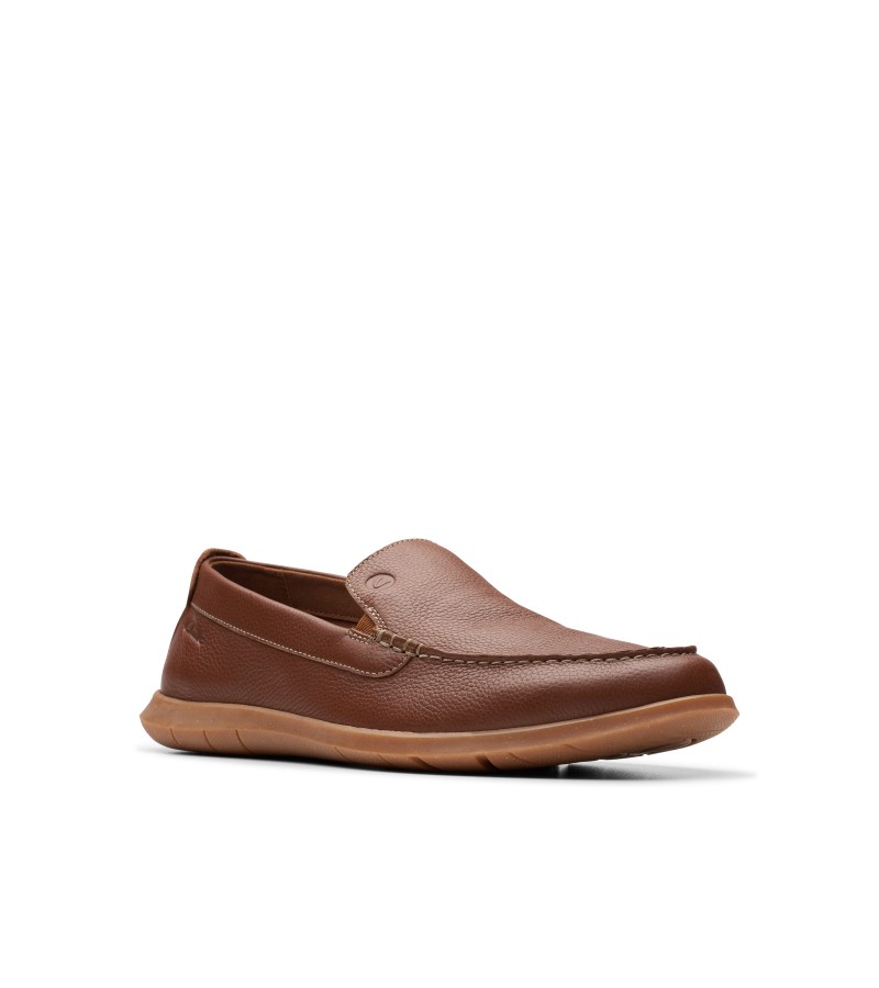 Clarks - Flexway Step Light Brown Leather