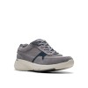 Clarks - Lehman Race Dark Grey Combi Textile