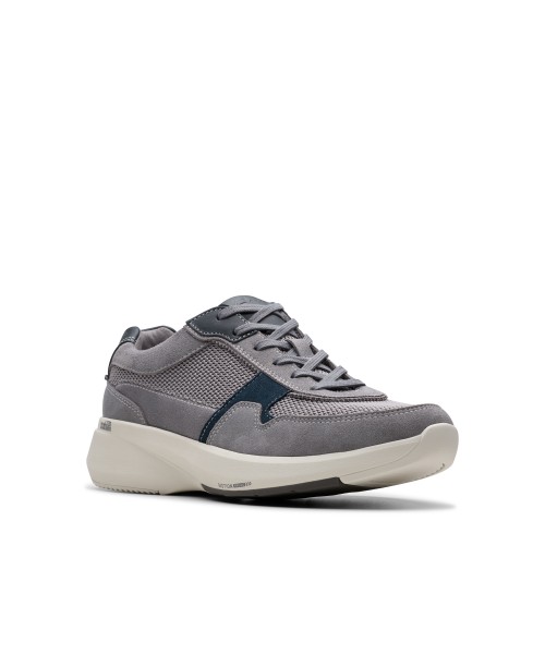 Clarks - Lehman Race Dark Grey Combi Textile Clarks - Lehman Race Dark Grey Combi Textile