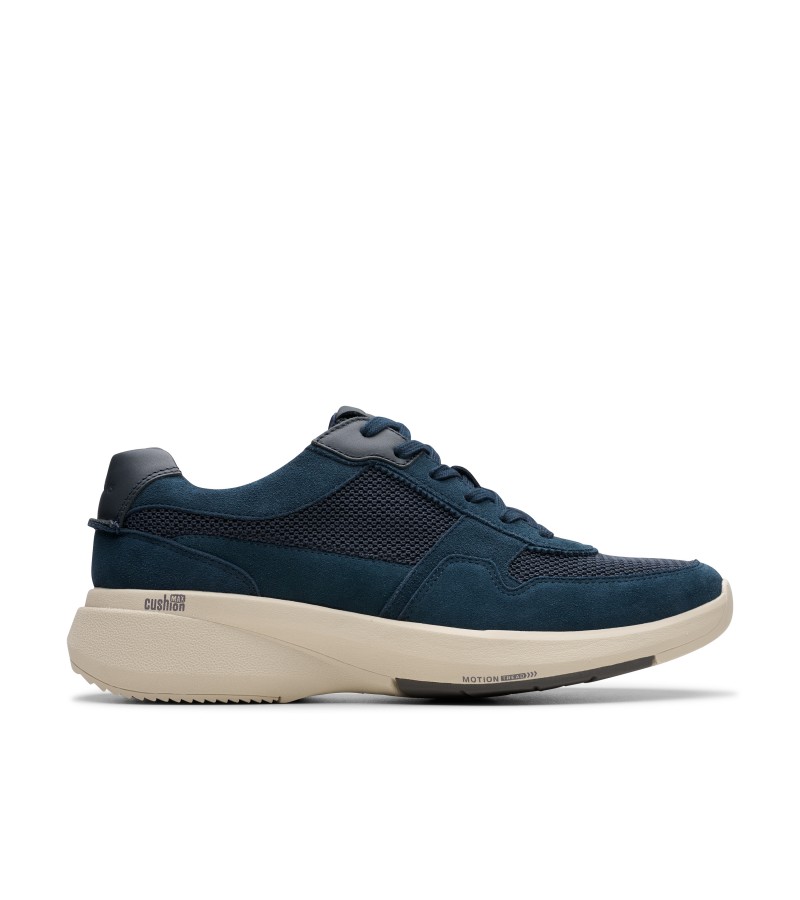 Clarks - Lehman Race Navy Combi Textile