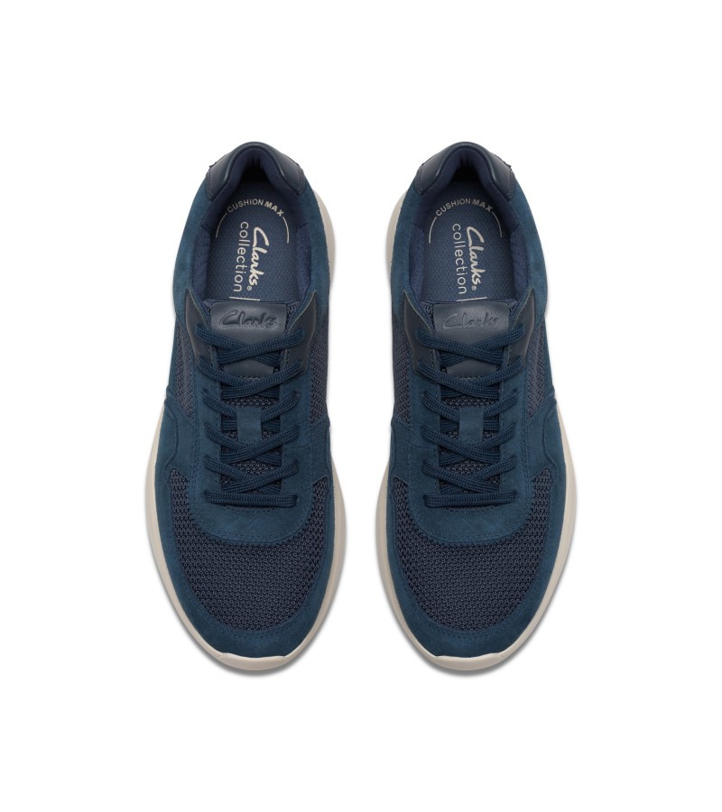 Clarks - Lehman Race Navy Combi Textile