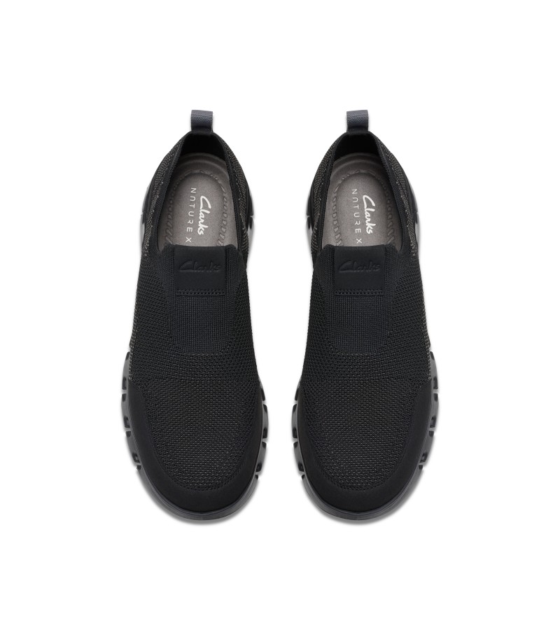 Clarks - Nature X Ease Black Combi Textile