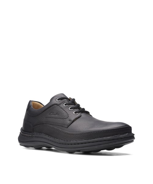 Clarks - Nature Three Black Leather Clarks - Nature Three Black Leather