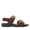 Clarks - Hapsford Creek Brown Tumbled Leather