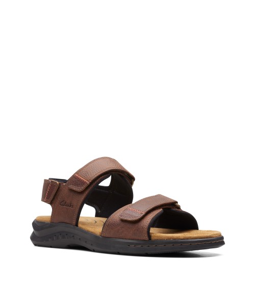 Clarks - Hapsford Creek Brown Tumbled Leather Clarks - Hapsford Creek Brown Tumbled Leather