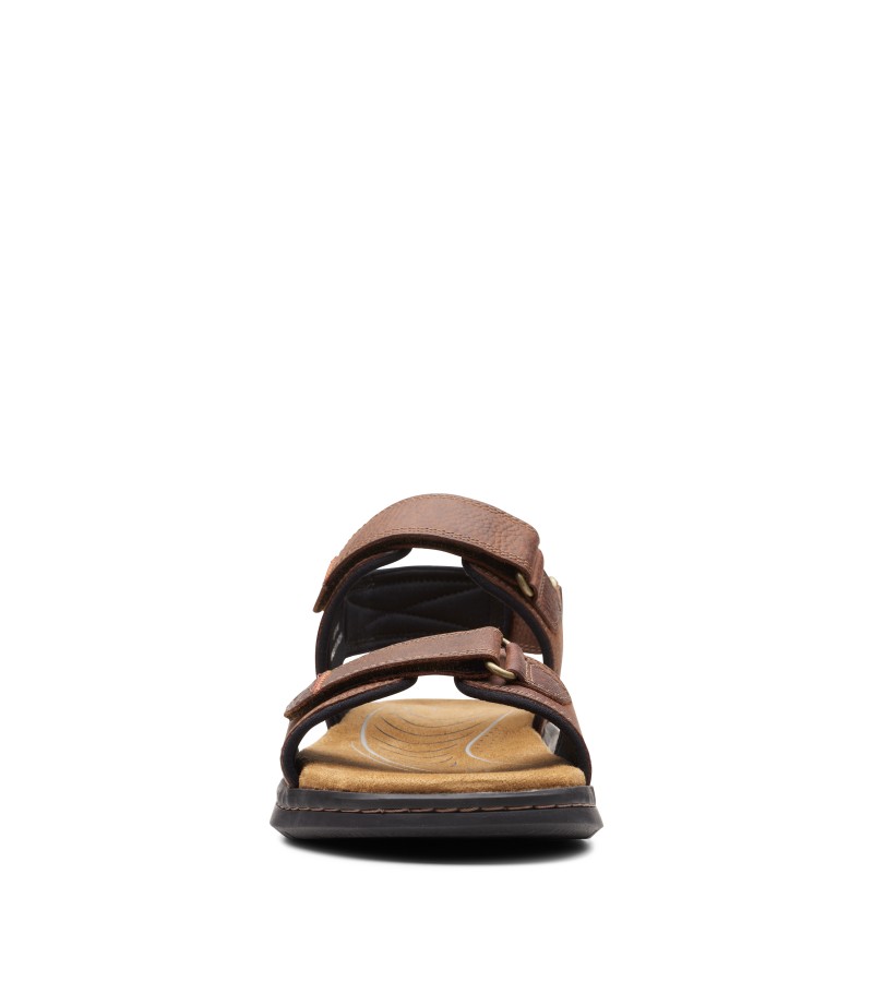 Clarks - Hapsford Creek Brown Tumbled Leather
