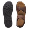 Clarks - Hapsford Creek Brown Tumbled Leather