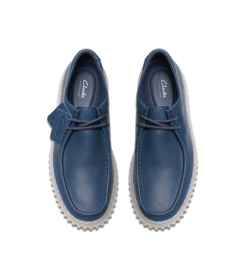 Clarks - Torhill Lo Navy Leather