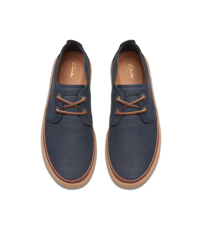 Clarks - Clarkwood Low Navy Nubuck