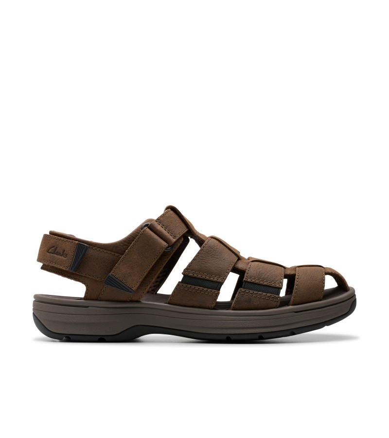 Clarks - Saltway Cove Dark Brown Leather