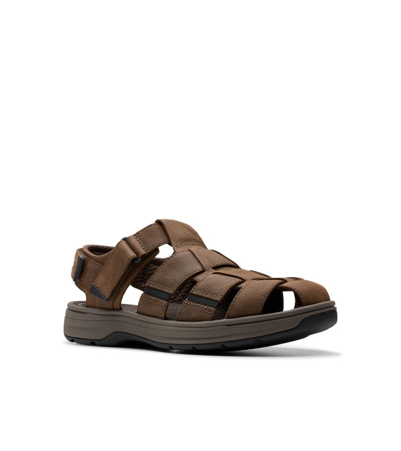 Clarks - Saltway Cove Dark Brown Leather