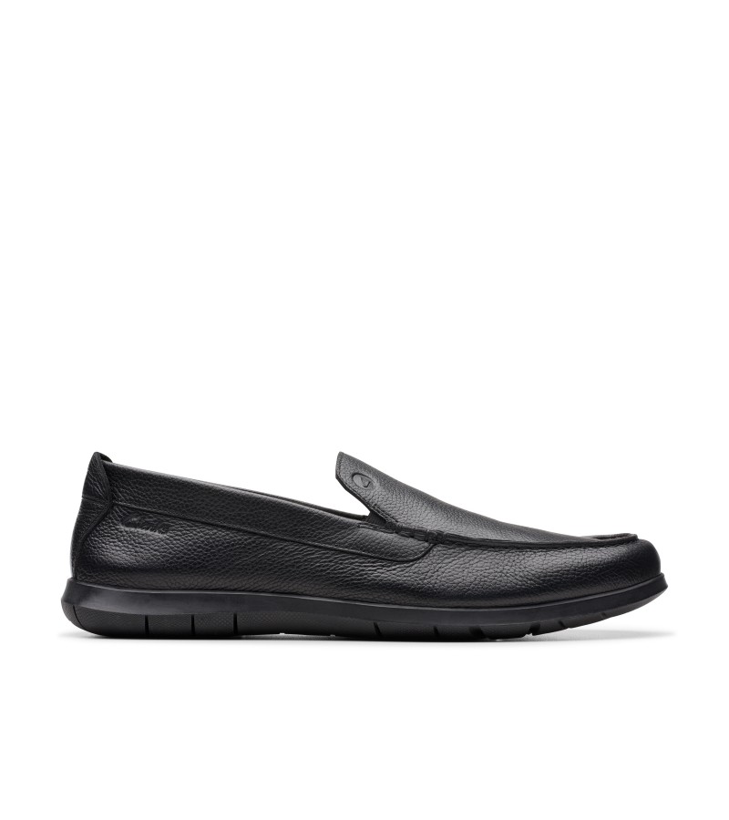 Clarks - Flexway Step Black Leather