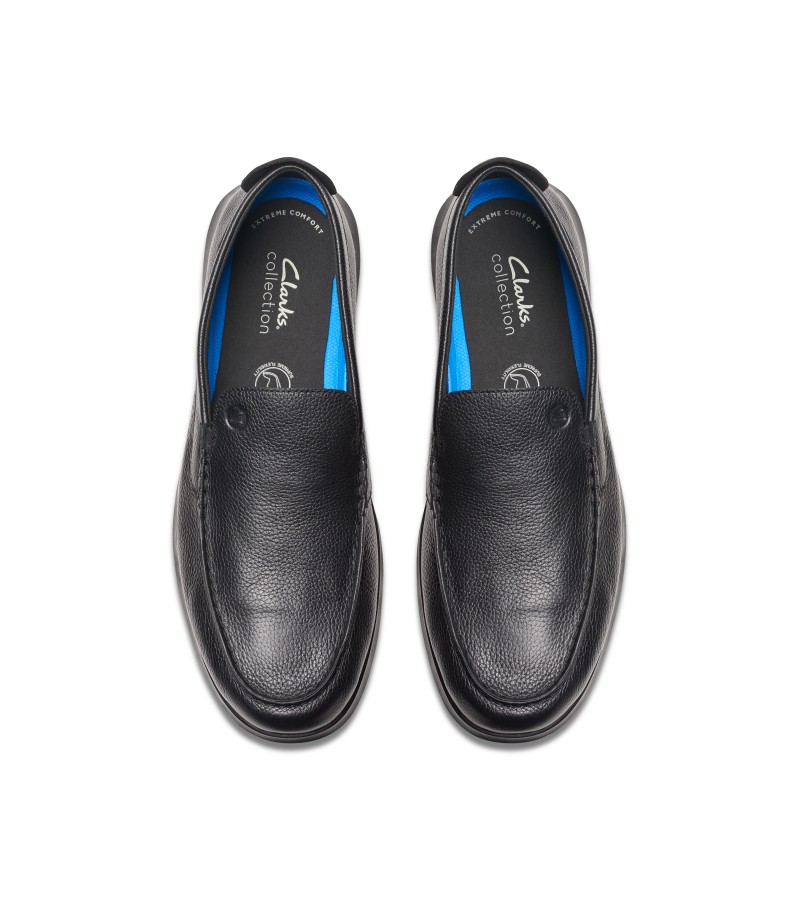 Clarks - Flexway Step Black Leather