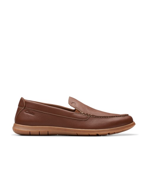 Clarks - Flexway Step Light Brown Leather Clarks - Flexway Step Light Brown Leather