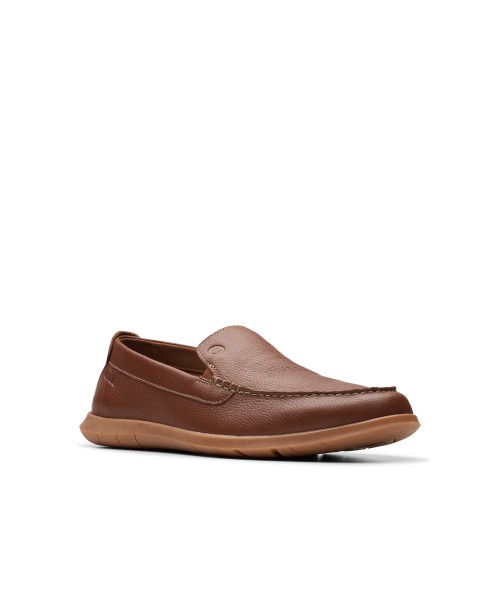Clarks - Flexway Step Light Brown Leather Clarks - Flexway Step Light Brown Leather