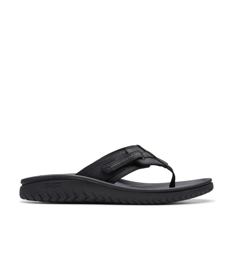Clarks - Wesley Sun Black Leather