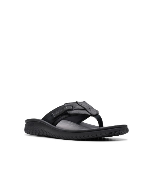 Clarks - Wesley Sun Black Leather