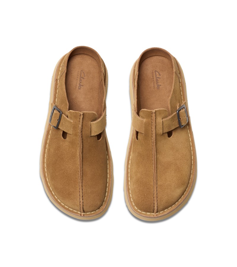 Clarks - Solsbury Mule Cola Suede
