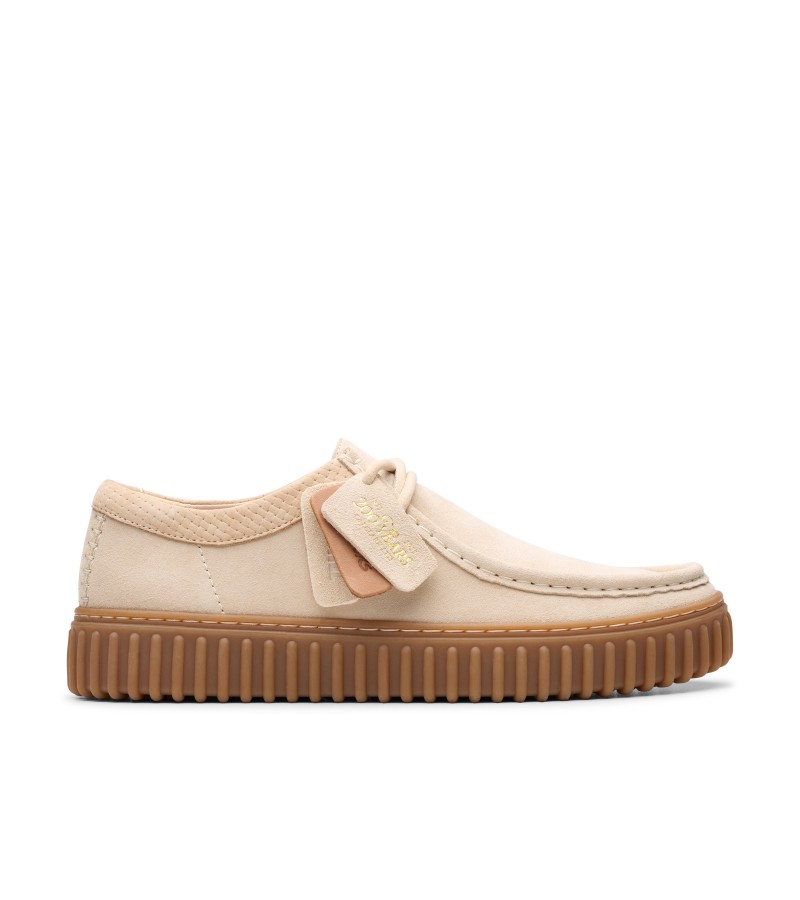 Clarks - Torhill Lo Ecru Suede