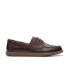 Clarks - Bratton Boat Dark Brown Leather