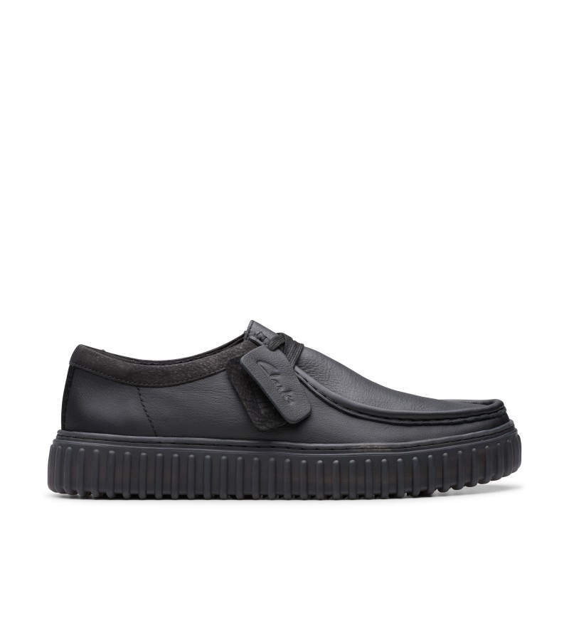 Clarks - Torhill Lo Black Leather