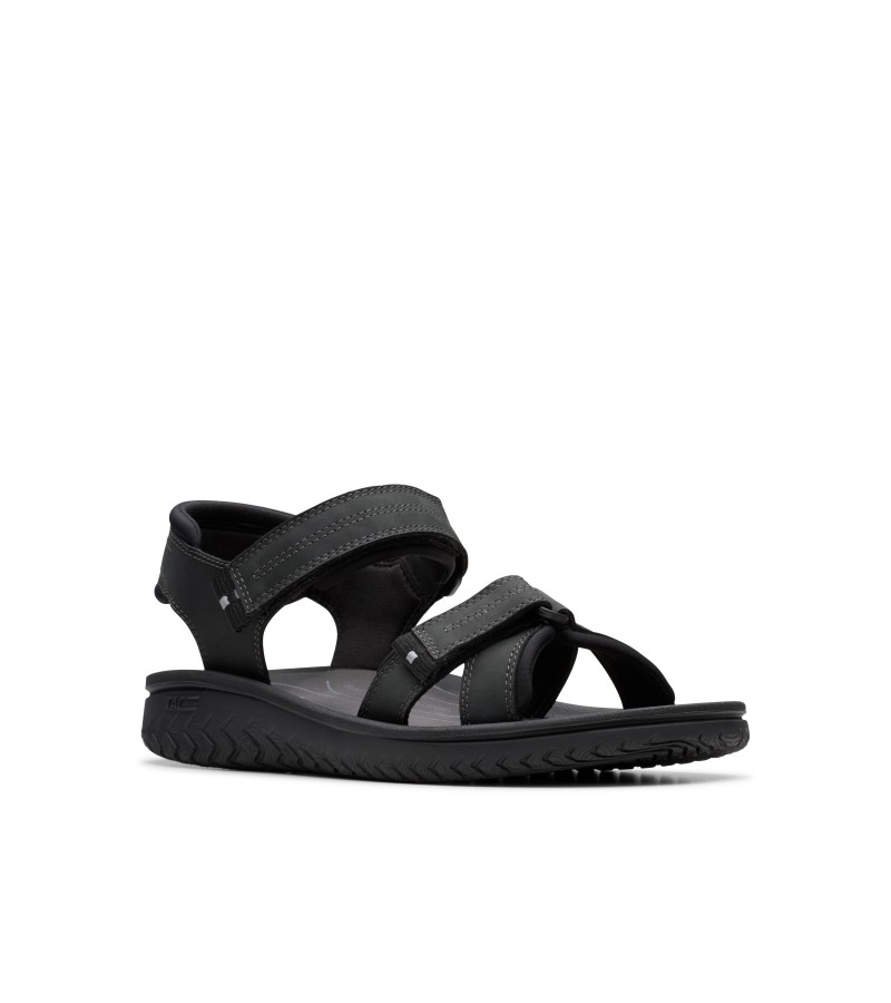 Clarks - Wesley Shore Black Leather