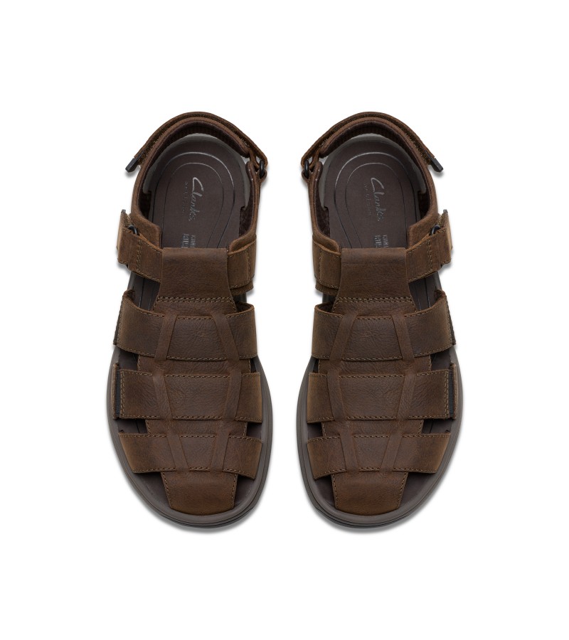 Clarks - Saltway Cove Dark Brown Leather