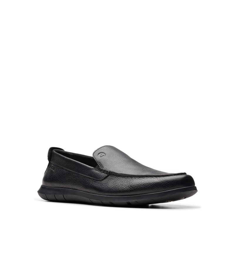 Clarks - Flexway Step Black Leather