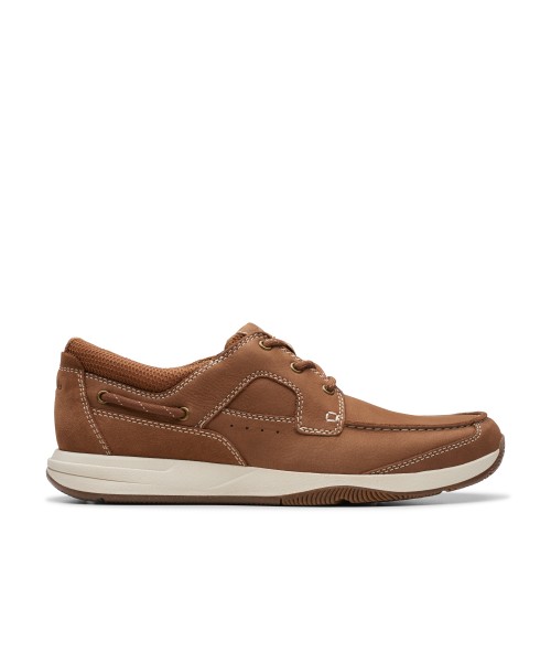 Clarks - Sailview Lace Light Tan Nubuck
