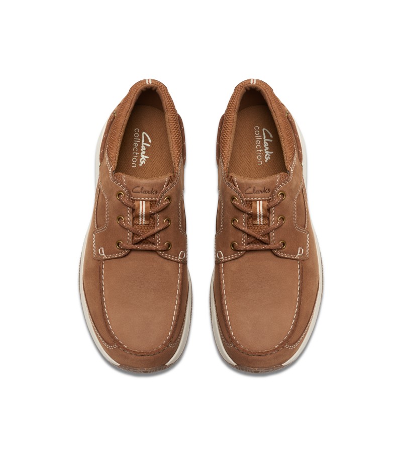 Clarks - Sailview Lace Light Tan Nubuck