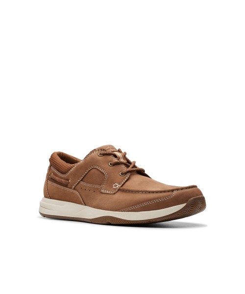 Clarks - Sailview Lace Light Tan Nubuck