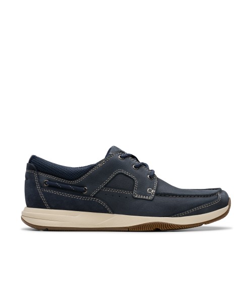 Clarks - Sailview Lace Navy Nubuck