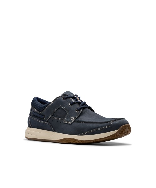 Clarks - Sailview Lace Navy Nubuck