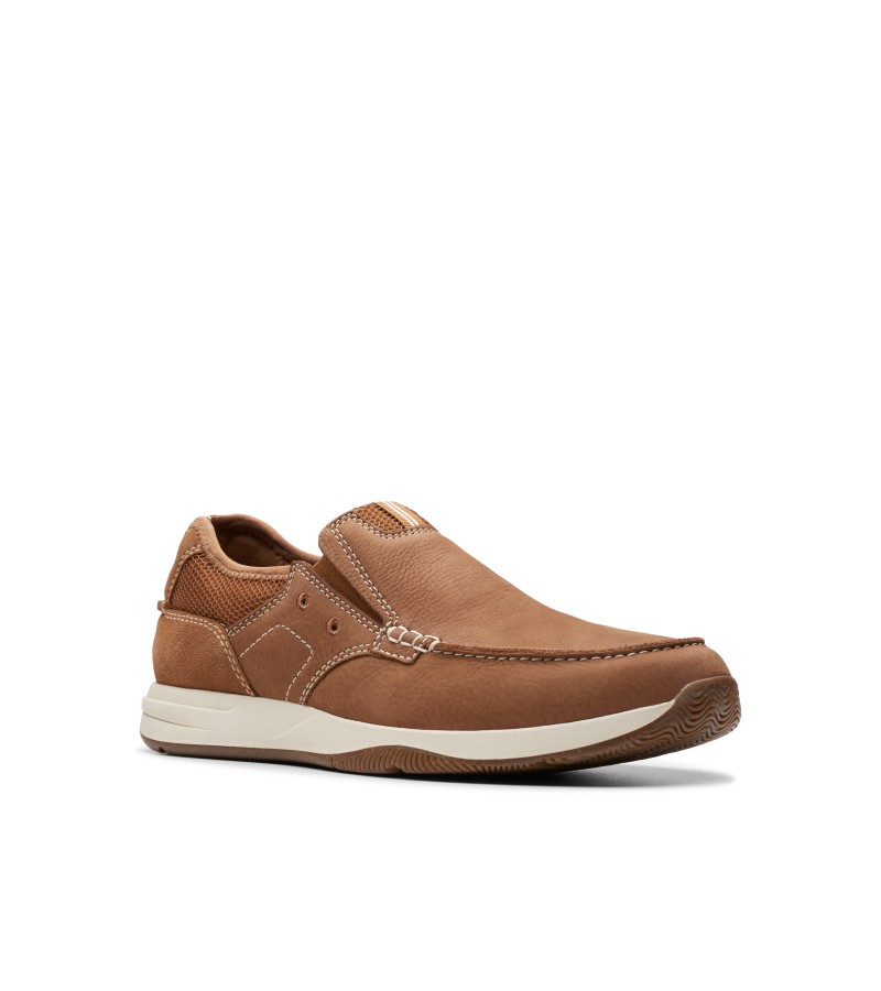 Clarks - Sailview Step Light Tan Nubuck