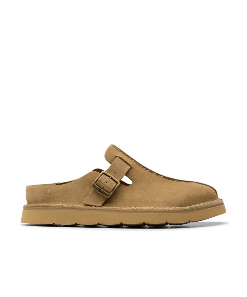 Clarks - Solsbury Mule Dark Sand Suede