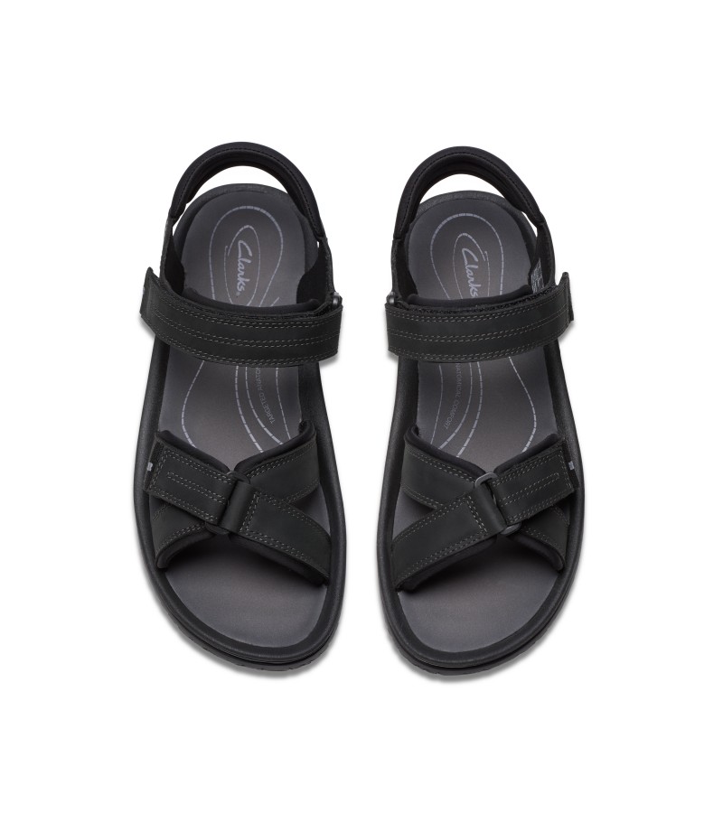 Clarks - Wesley Shore Black Leather