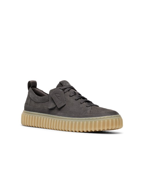 Clarks - Torhill Lace Dark Grey Nubuck