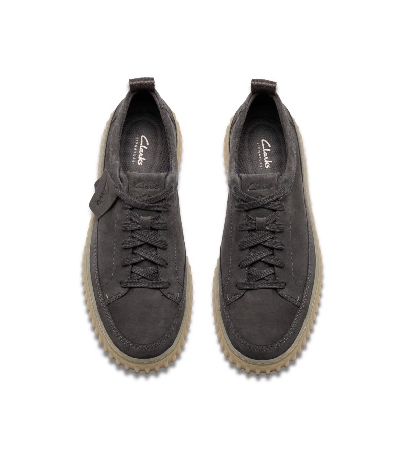 Clarks - Torhill Lace Dark Grey Nubuck
