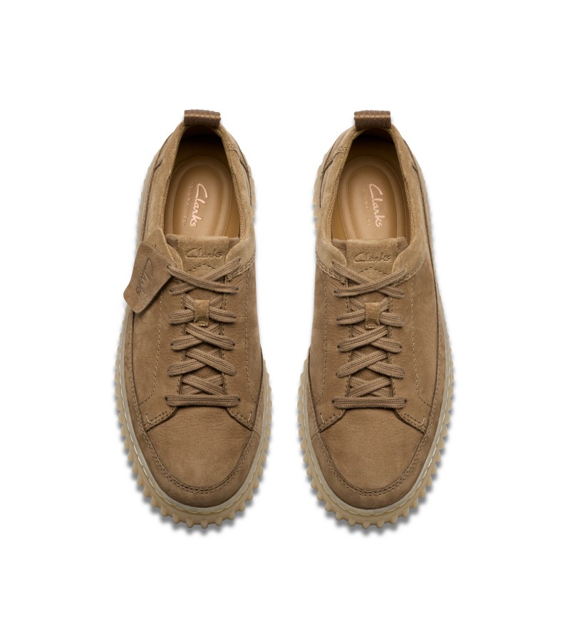 Clarks - Torhill Lace Dark Sand Nubuck